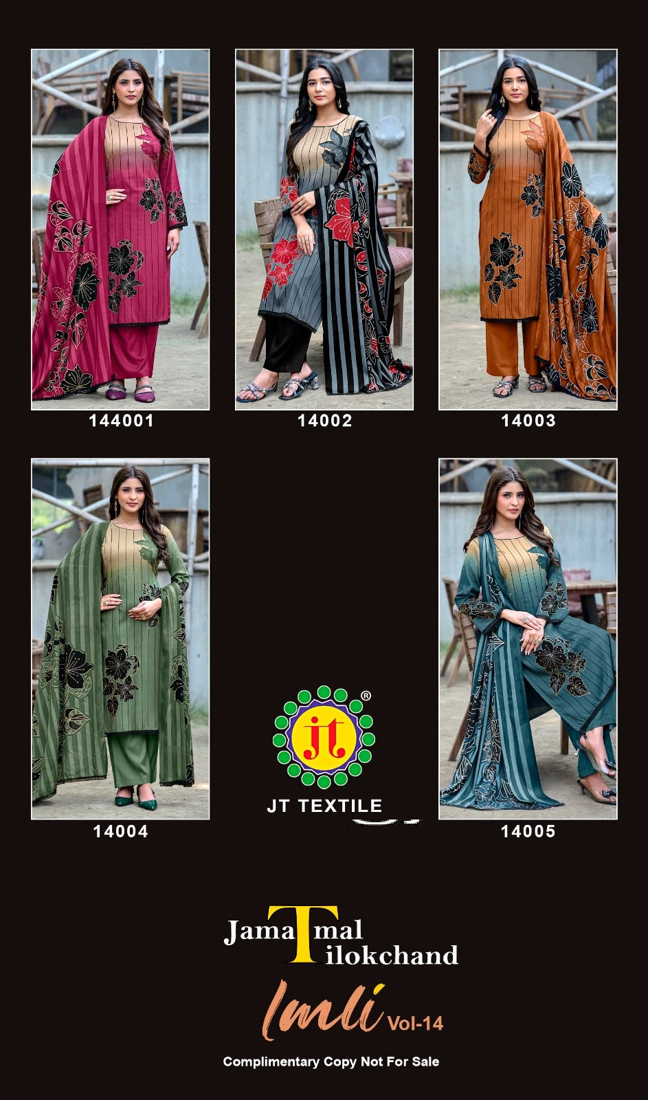 Imli Vol 14 Jt Rayon Pant Style Suits Manufacturer India