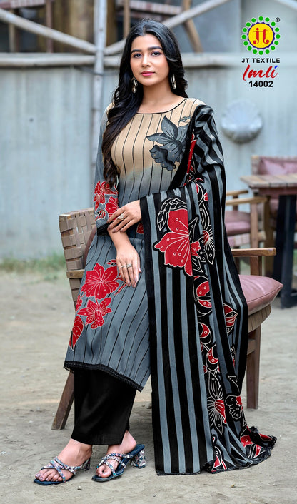 Imli Vol 14 Jt Rayon Pant Style Suits Manufacturer India