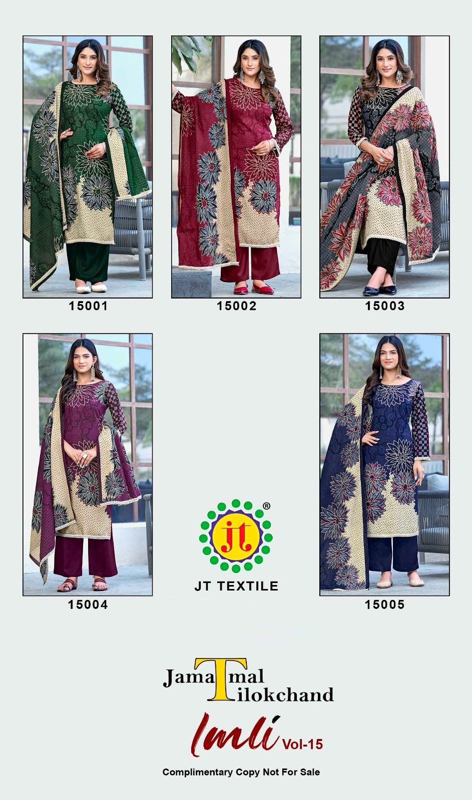 Imli Vol 15 Jt Rayon Pant Style Suits Exporter India