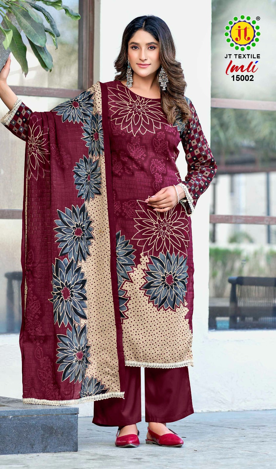 Imli Vol 15 Jt Rayon Pant Style Suits Exporter India