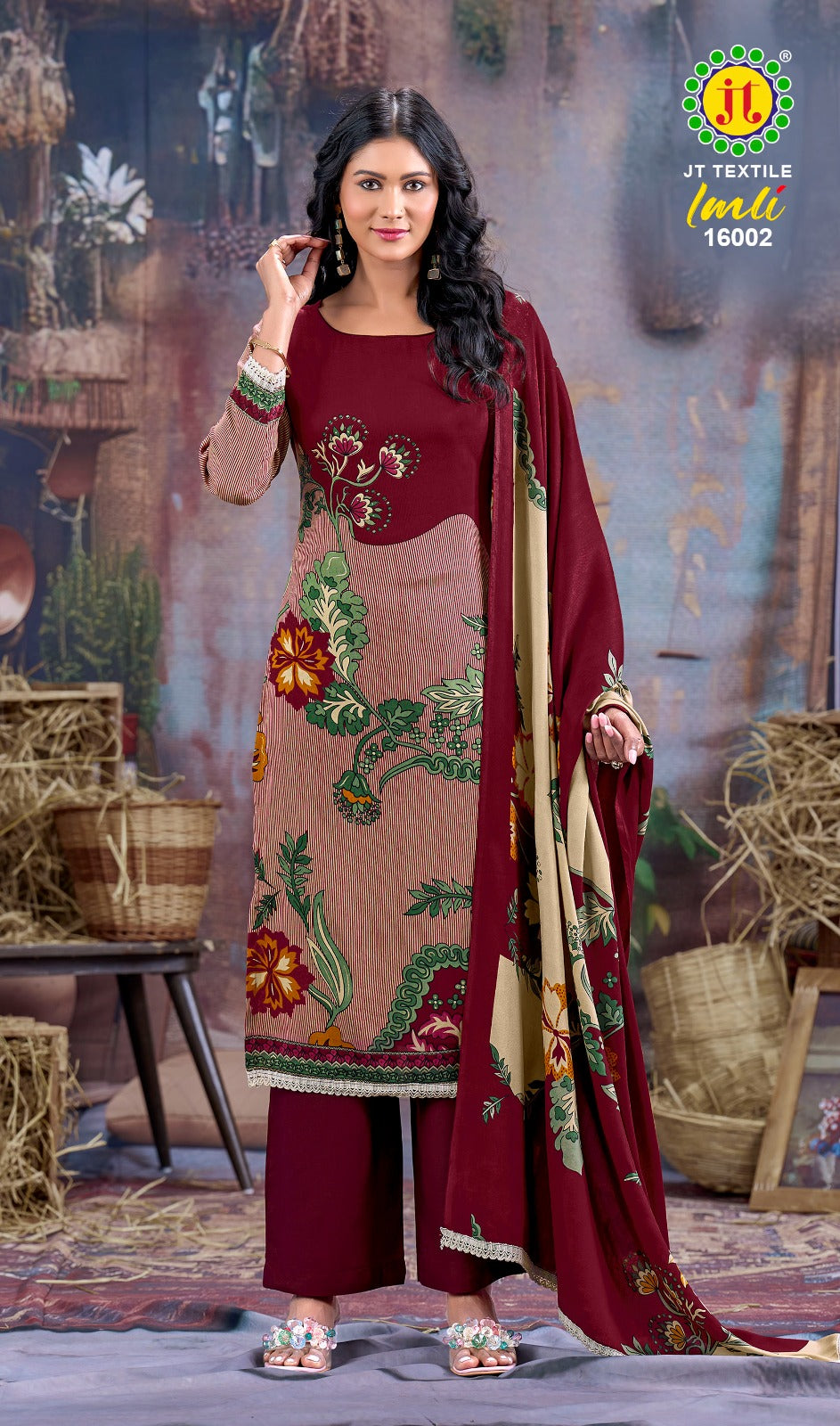 Imli Vol 16 Jt Rayon Plazzo Style Suits Wholesale Price