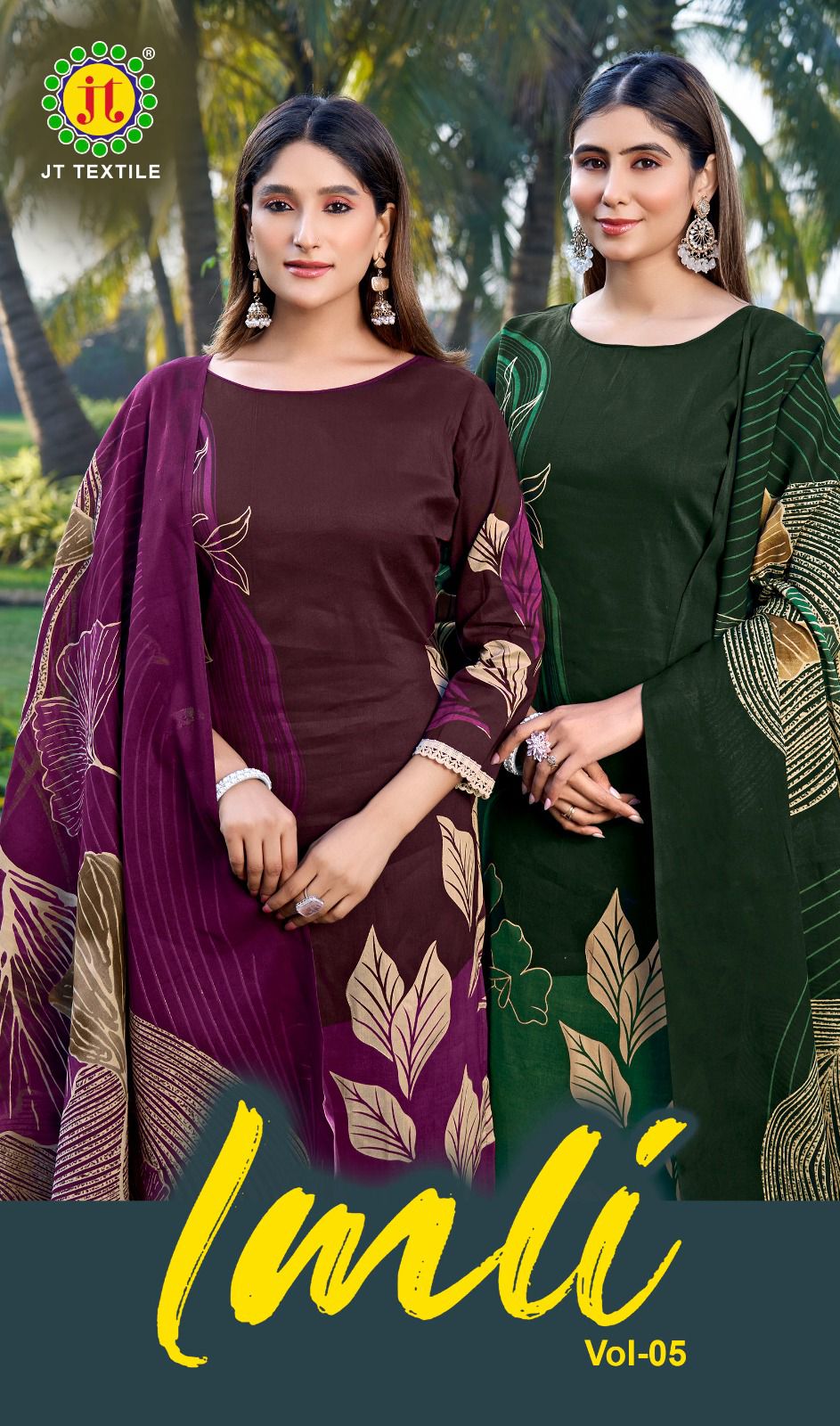 Imli Vol 5 Jt Rayon Pant Style Suits Wholesale Price