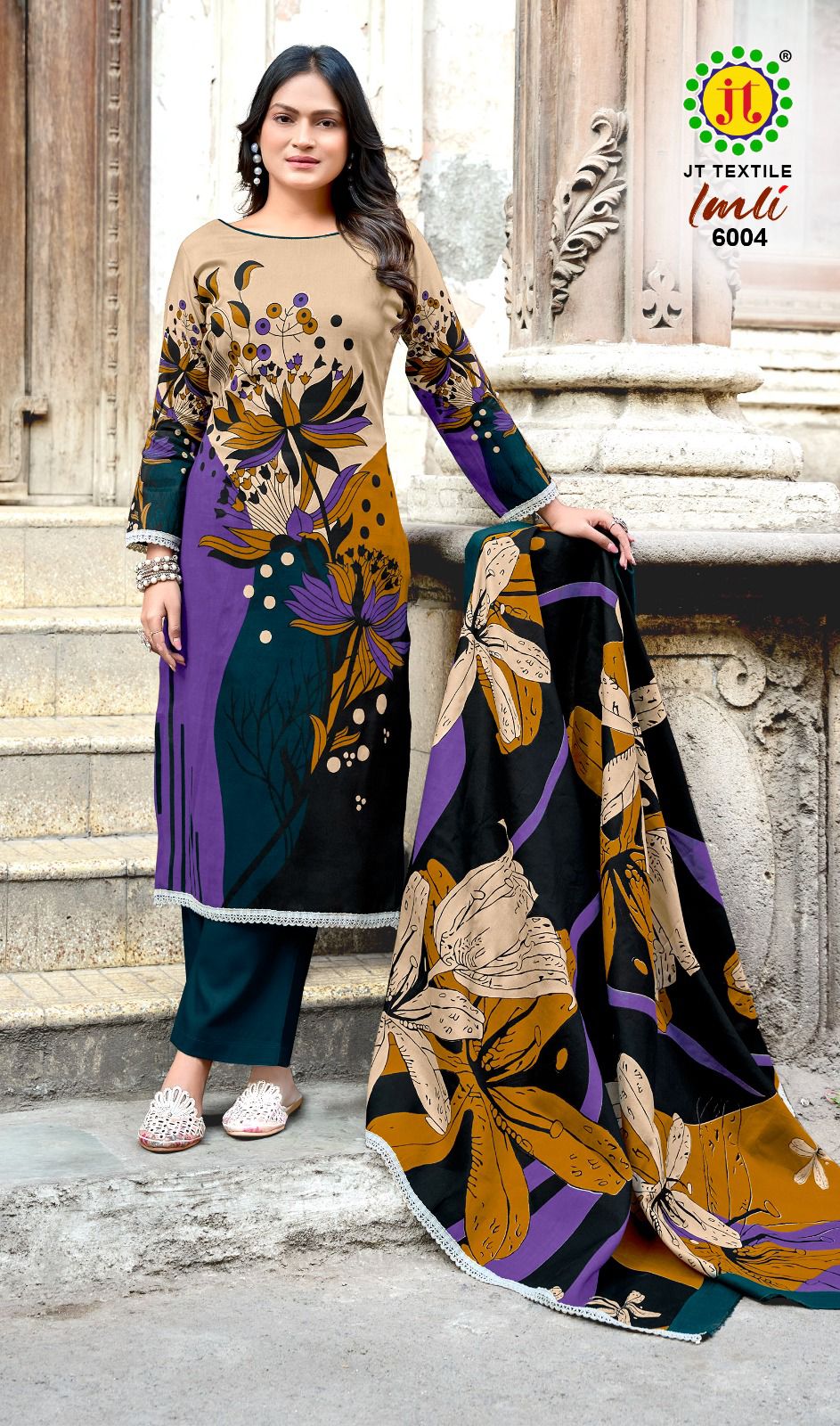 Imli Vol 6 Jt Rayon Pant Style Suits Supplier