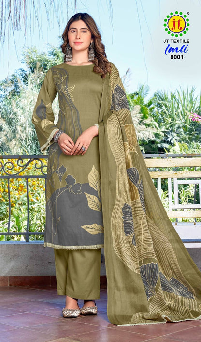 Imli Vol 8 Jt Rayon Pant Style Suits Manufacturer India