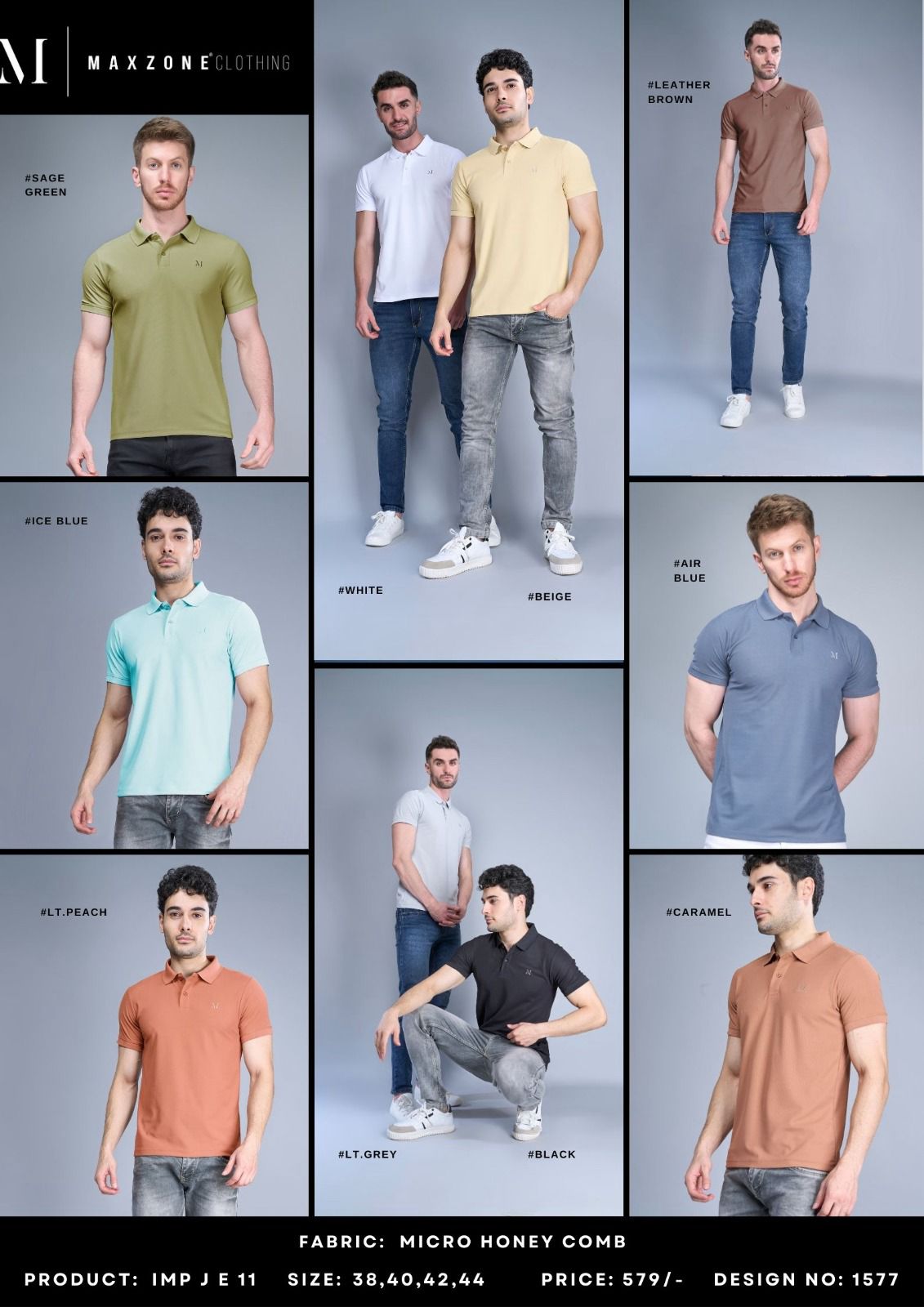 Imp J E 11 Maxzone Clothing Micro Mens Tshirts Exporter Gujarat