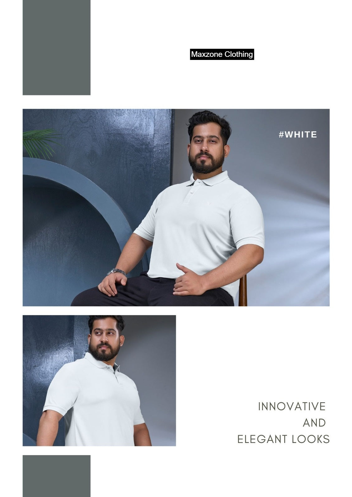Imp J F17 2236 Plus Size Maxzone Clothing Honey Comb Mens Tshirts Manufacturer Gujarat