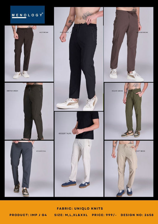 Imp J G4 Dn 2658 Menology Knit Mens Track Pants Exporter