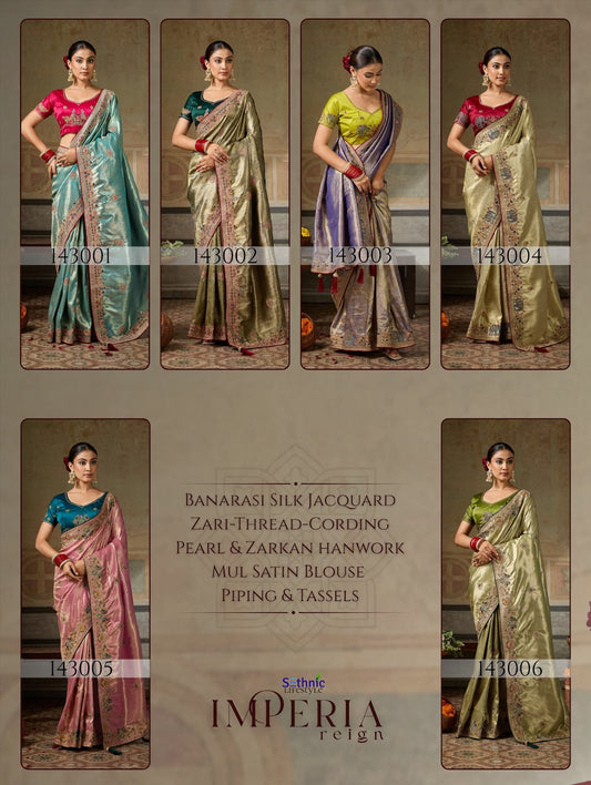 Imperia Reign Sethnic Banarasi Silk Sarees Wholesale