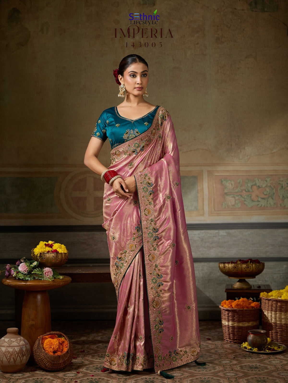 Imperia Reign Sethnic Banarasi Silk Sarees Wholesale