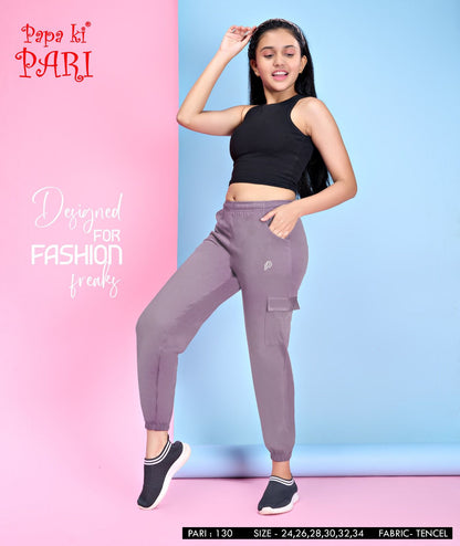 Imported Cat 130 Papa Ki Pari Tencil Girls Cargo Pants Supplier