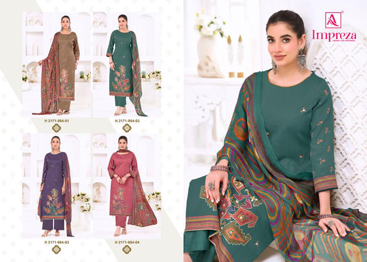 Impreza Alok Zam Karachi Salwar Suits Supplier