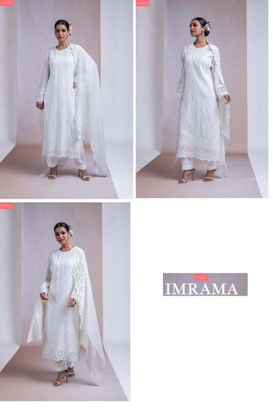 Imrama Naariti Mal Chanderi Pant Style Suits Exporter India