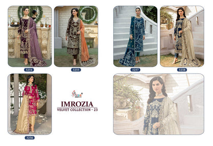 Imrozia Velvet Collection 23 Shree Fabs Pakistani Salwar Suits Manufacturer India