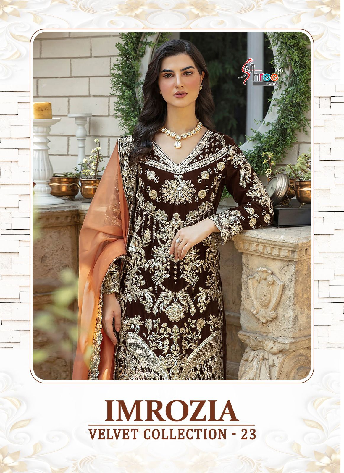 Imrozia Velvet Collection 23 Shree Fabs Pakistani Salwar Suits Manufacturer India