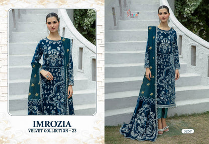 Imrozia Velvet Collection 23 Shree Fabs Pakistani Salwar Suits Manufacturer India