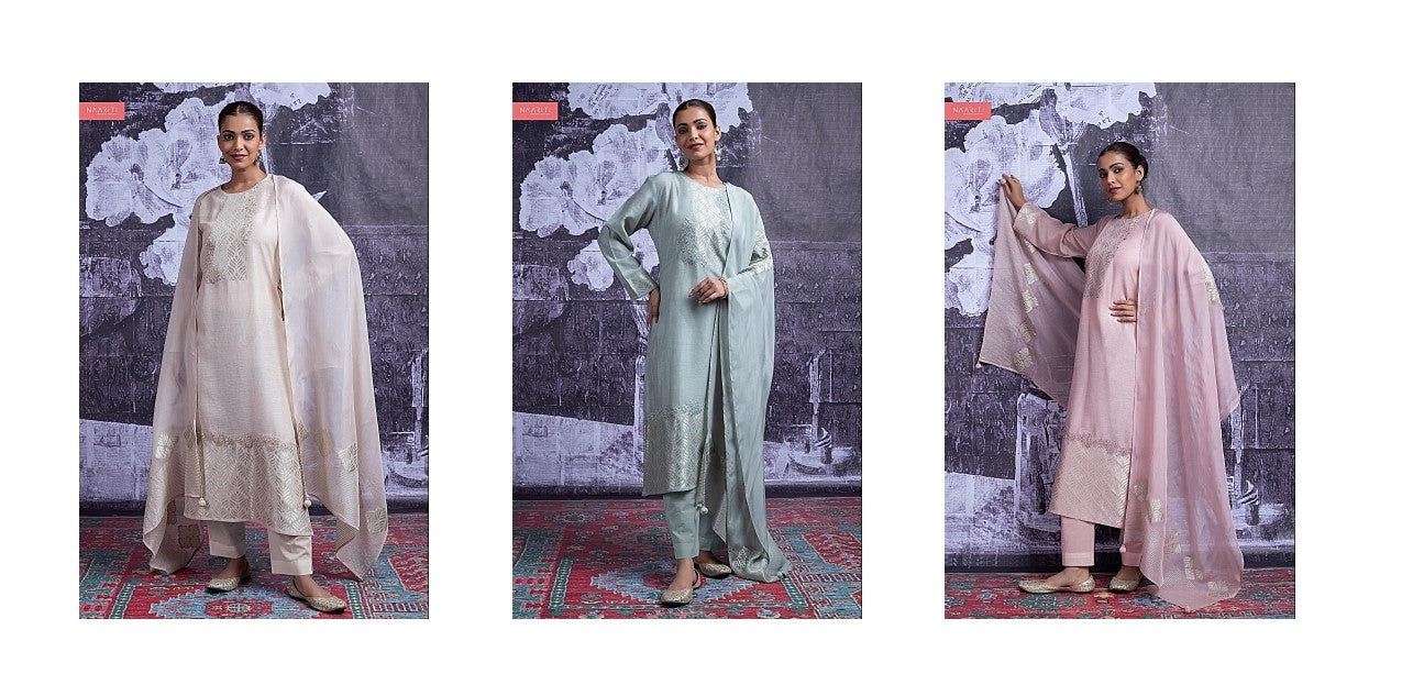 Imyaz Naariti Linen Pant Style Suits Manufacturer