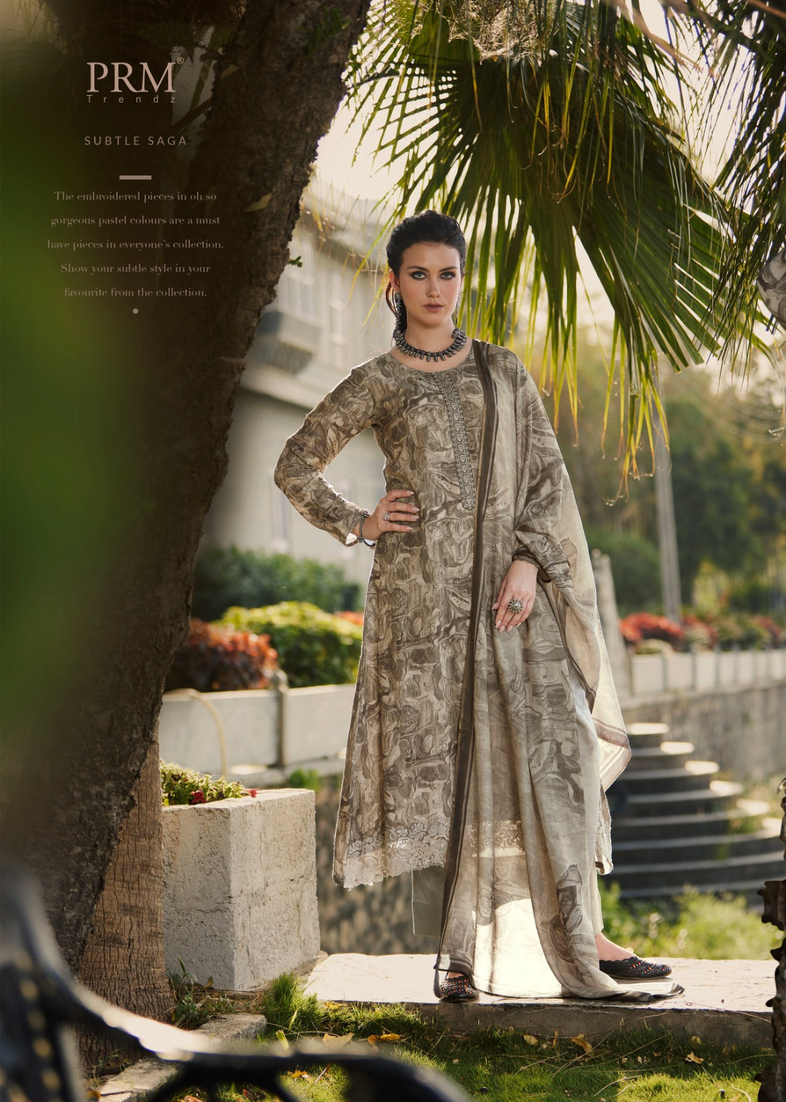 Inaaya Prm Trendz Pure Muslin Pant Style Suits