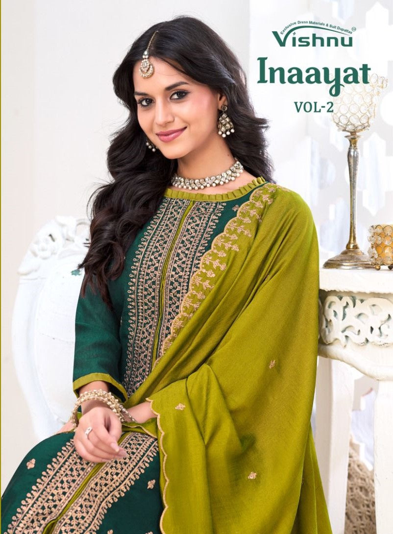 Inaayat Vol 2 Vishnu Impex Vichitra Silk Pant Style Suits Supplier