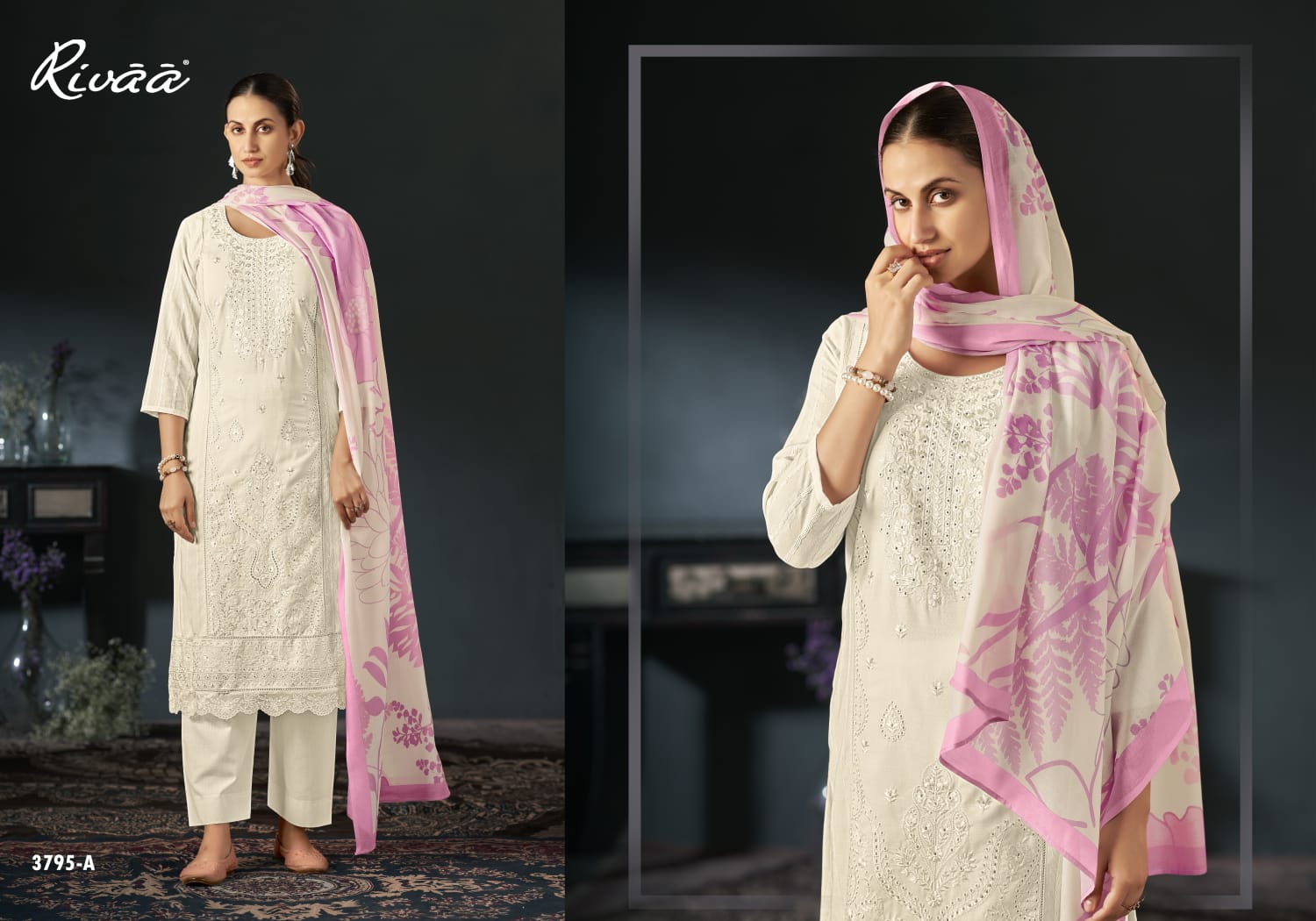 Inakshi Rivaa Cotton Plazzo Style Suits Supplier India