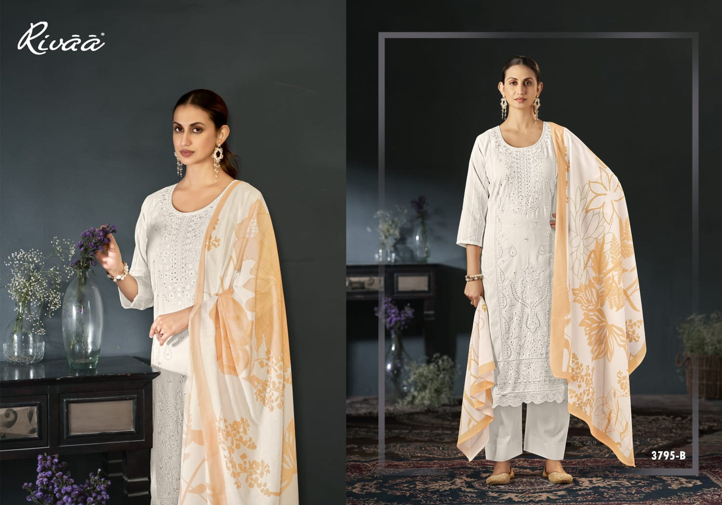 Inakshi Rivaa Cotton Plazzo Style Suits Supplier India