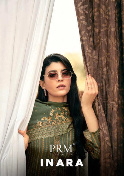 Inara Prm Trendz Bemberg Muslin Pant Style Suits Exporter Gujarat