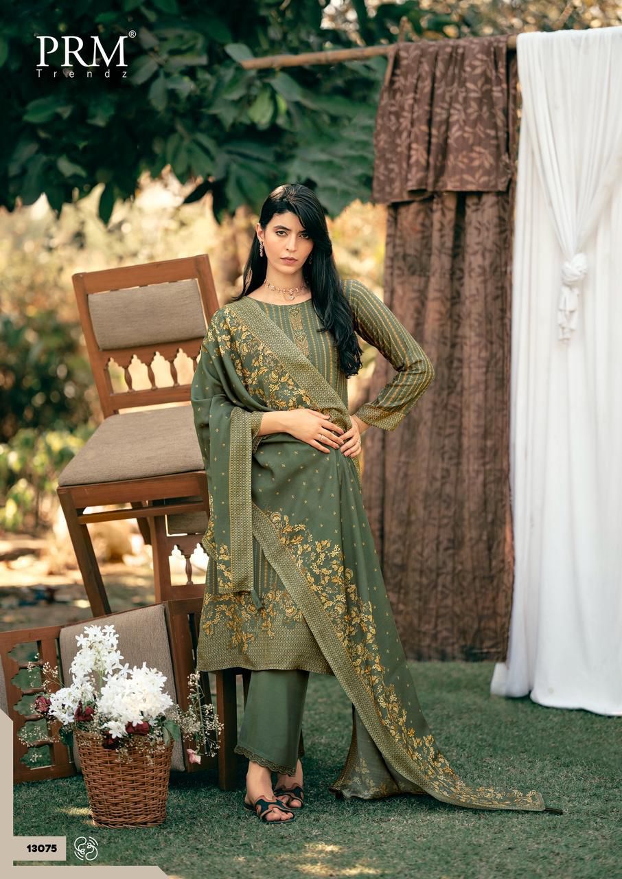 Inara Prm Trendz Bemberg Muslin Pant Style Suits Exporter Gujarat