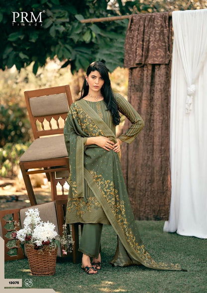 Inara Prm Trendz Bemberg Muslin Pant Style Suits Exporter Gujarat