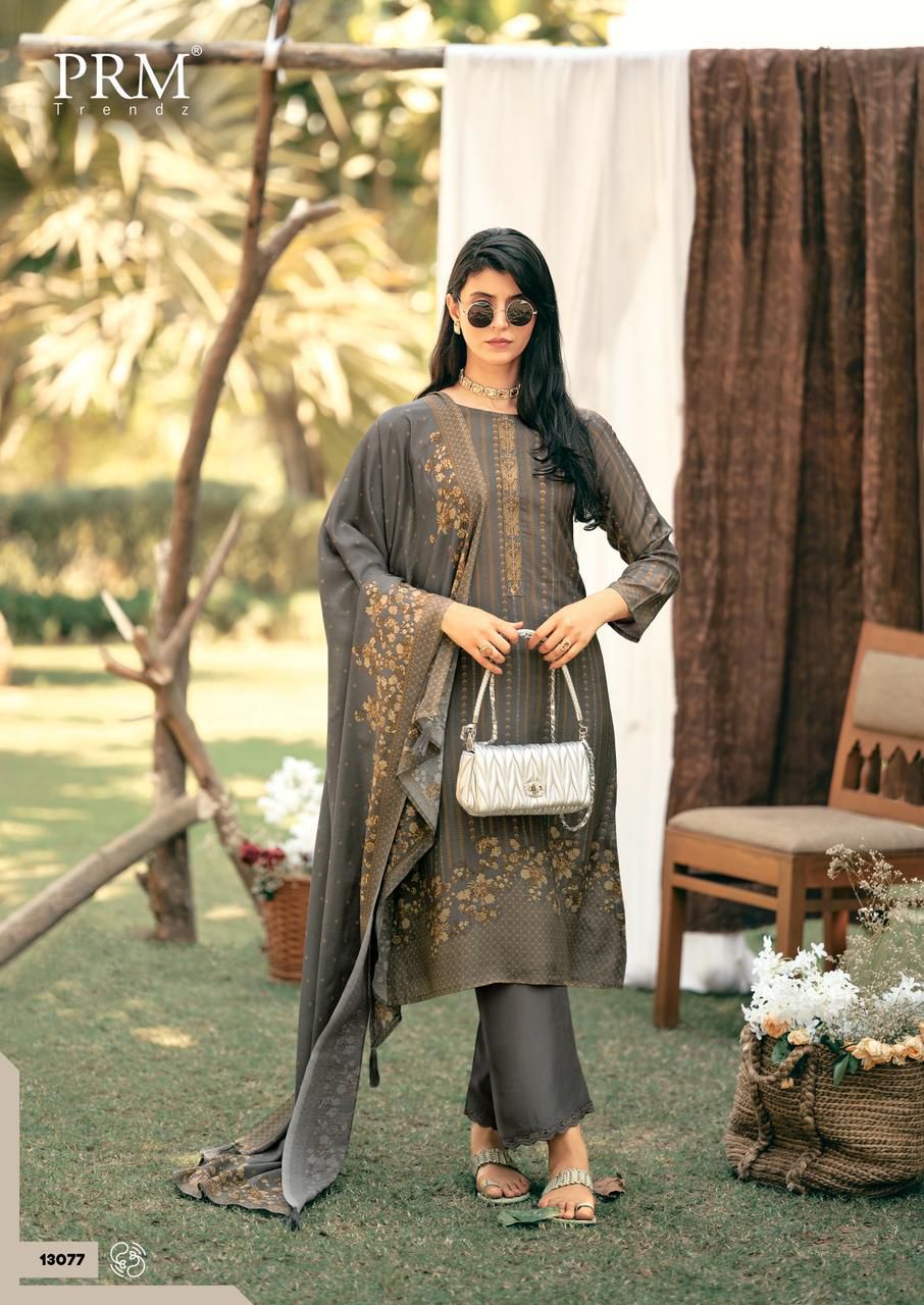 Inara Prm Trendz Bemberg Muslin Pant Style Suits Exporter Gujarat