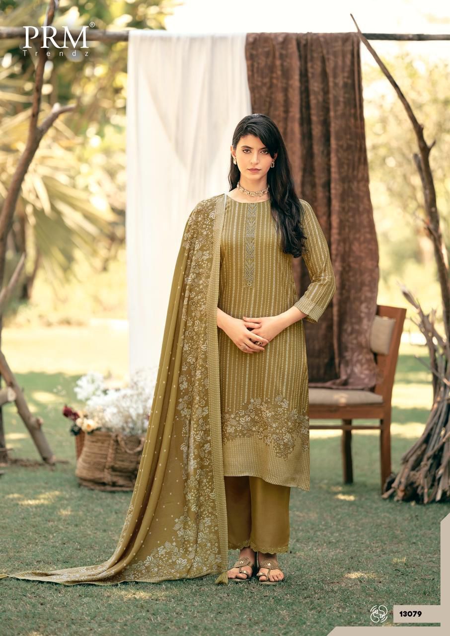 Inara Prm Trendz Bemberg Muslin Pant Style Suits Exporter Gujarat