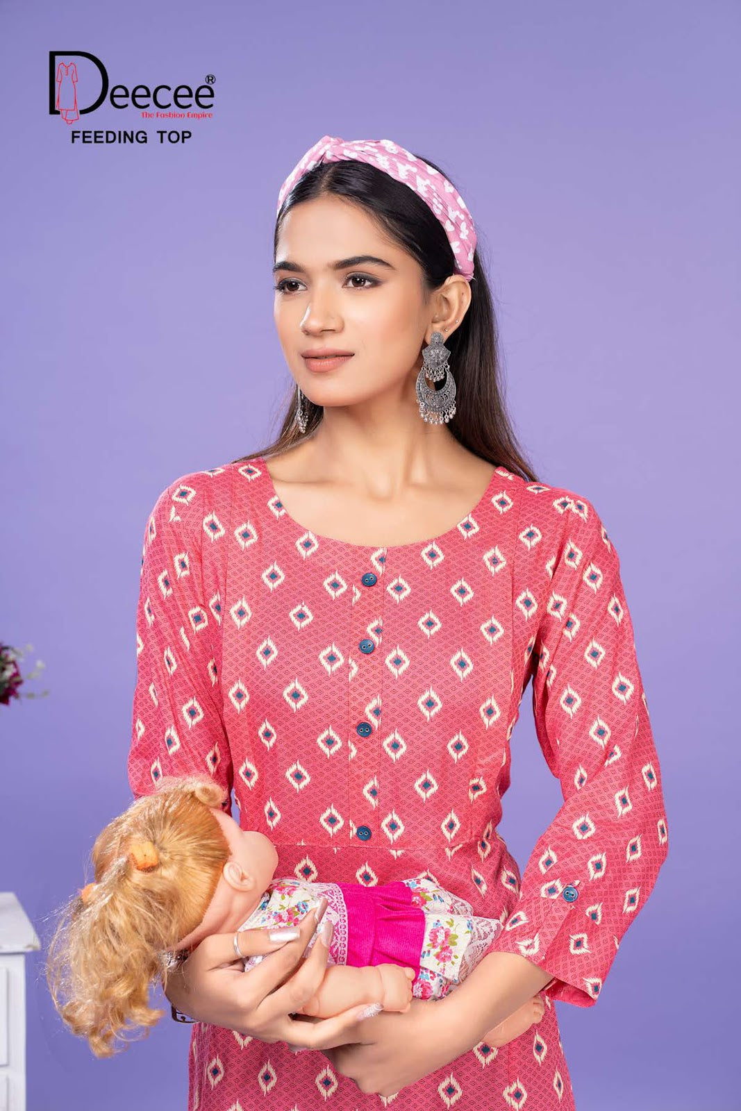Inaya Deecee Rayon Feeding Kurtis Wholesale