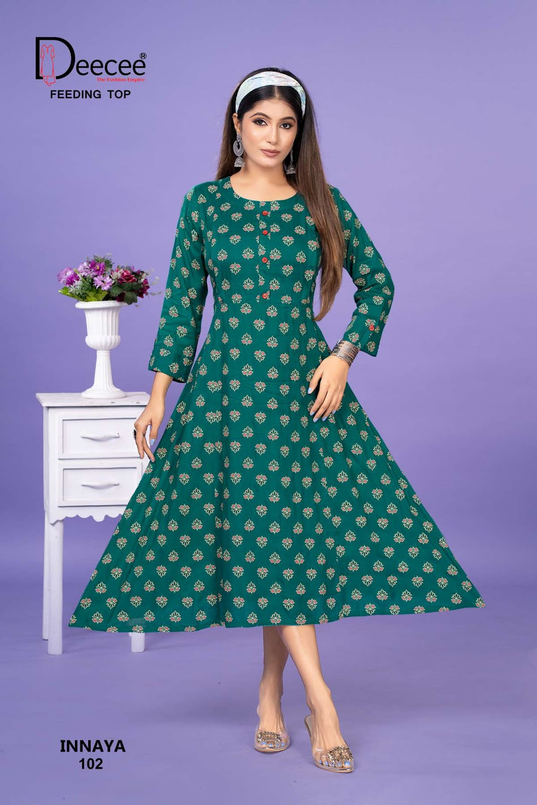 Inaya Deecee Rayon Feeding Kurtis Wholesale