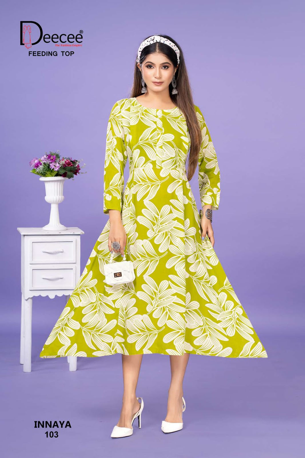 Inaya Deecee Rayon Feeding Kurtis Wholesale