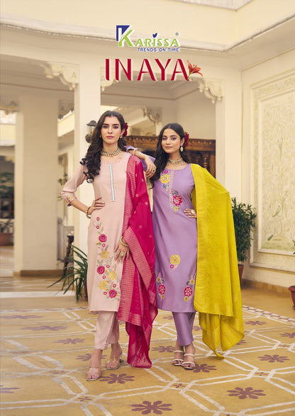 Inaya Karissa Roman Readymade Pant Style Suits Wholesale Price