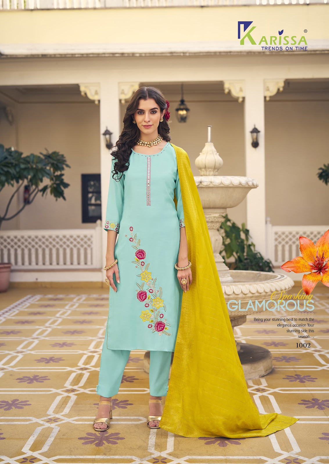 Inaya Karissa Roman Readymade Pant Style Suits Wholesale Price