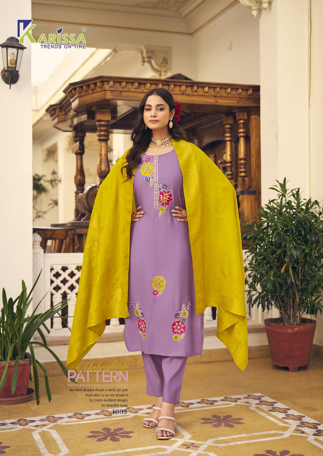 Inaya Karissa Roman Readymade Pant Style Suits Wholesale Price