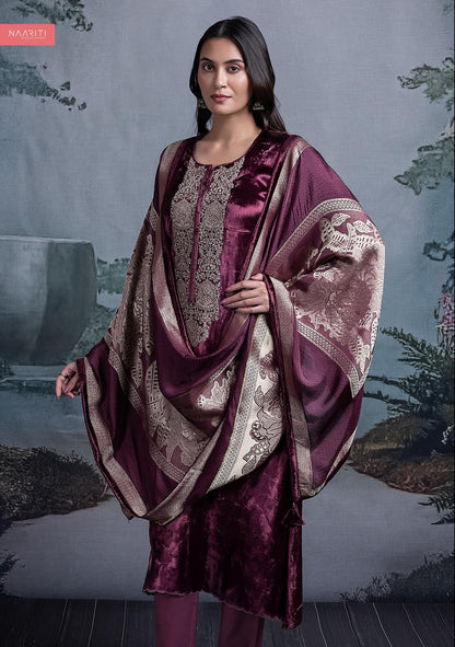 Inaya Naariti Velvet Suits Manufacturer Ahmedabad