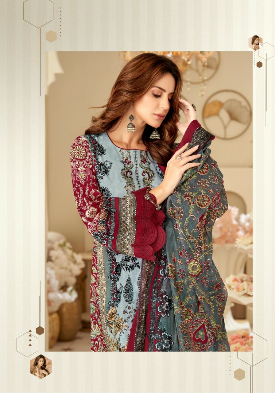 Inaya Vol 1 Mayur Creation Cotton Karachi Salwar Suits Wholesaler Ahmedabad