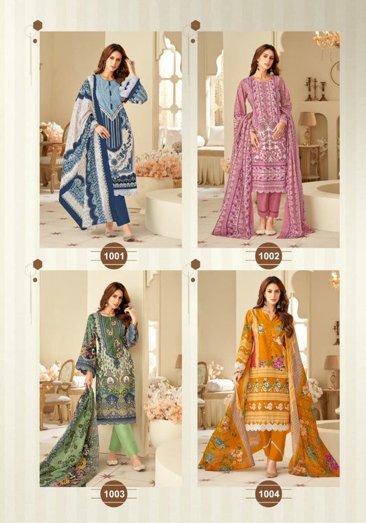 Inaya Vol 1 Mayur Creation Cotton Karachi Salwar Suits Wholesaler Ahmedabad