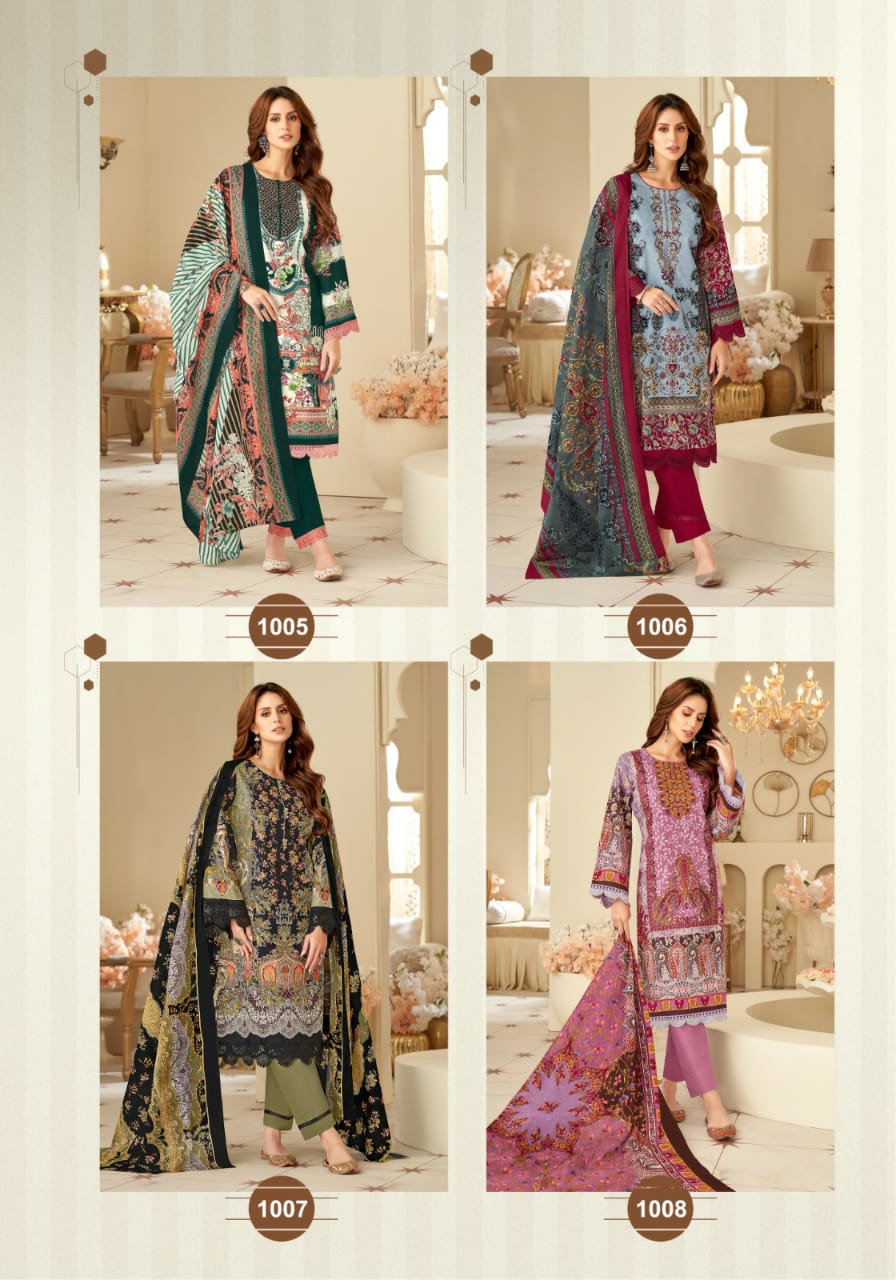 Inaya Vol 1 Mayur Creation Cotton Karachi Salwar Suits Wholesaler Ahmedabad