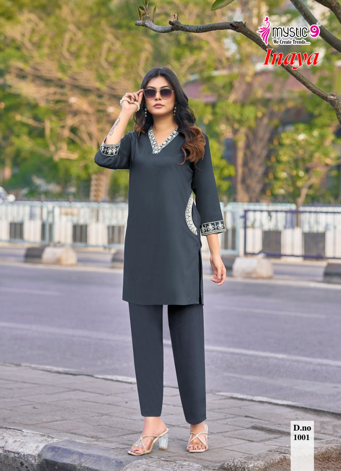Inaya Vol 1 Mystic 9 Viscose Slub Co Ord Set Supplier Gujarat