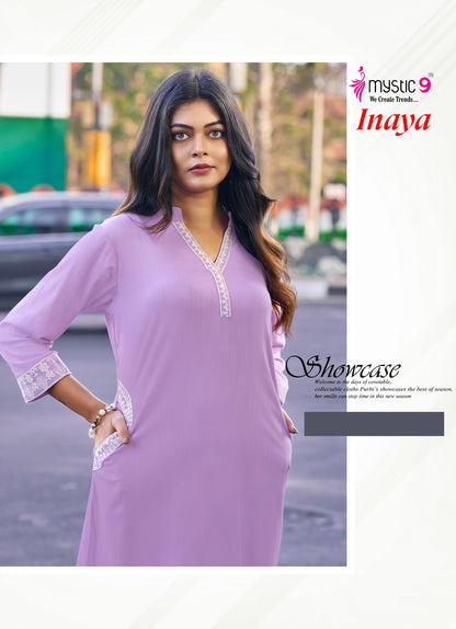 Inaya Vol 1 Mystic 9 Viscose Slub Co Ord Set Supplier Gujarat