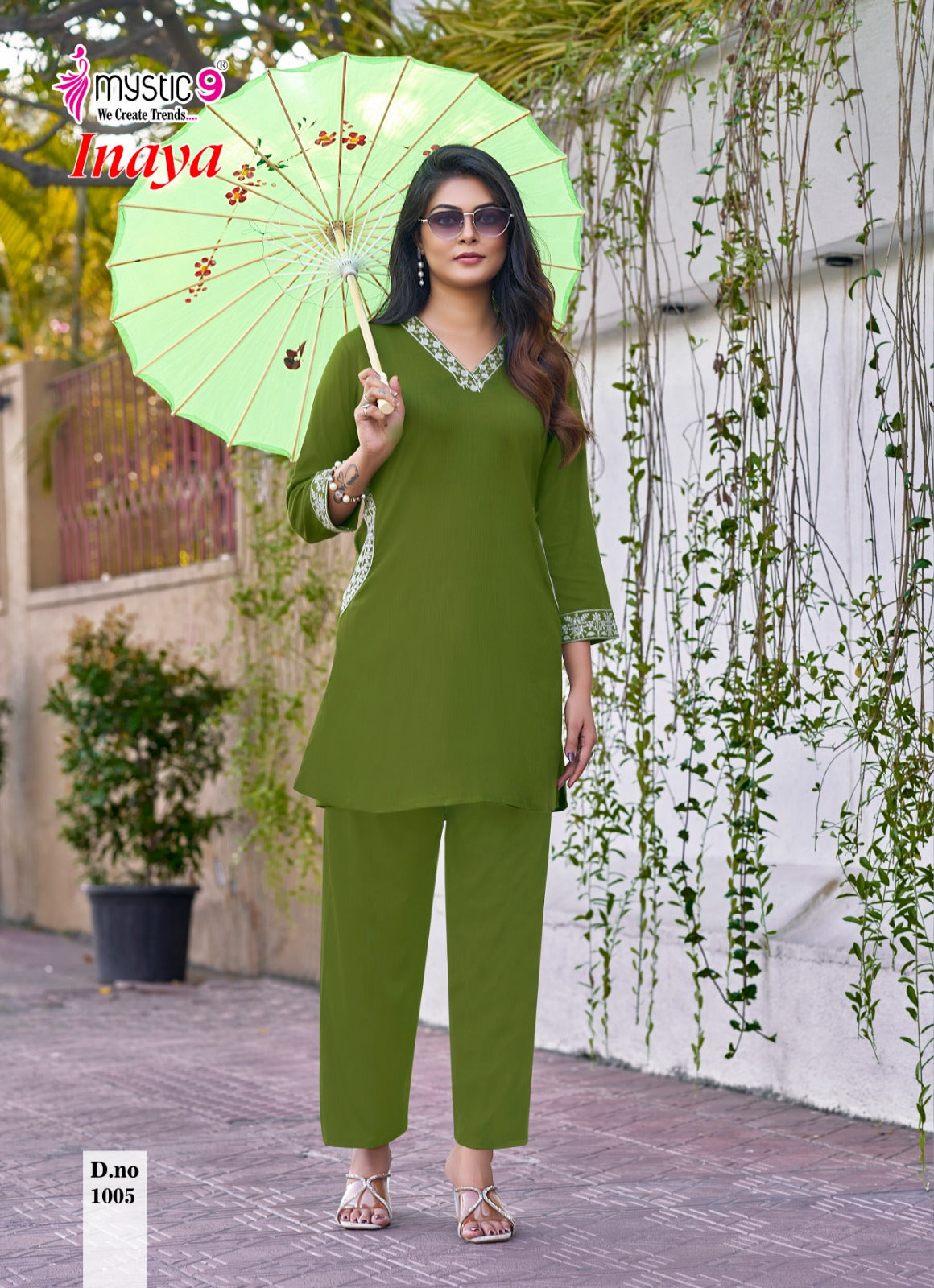 Inaya Vol 1 Mystic 9 Viscose Slub Co Ord Set Supplier Gujarat