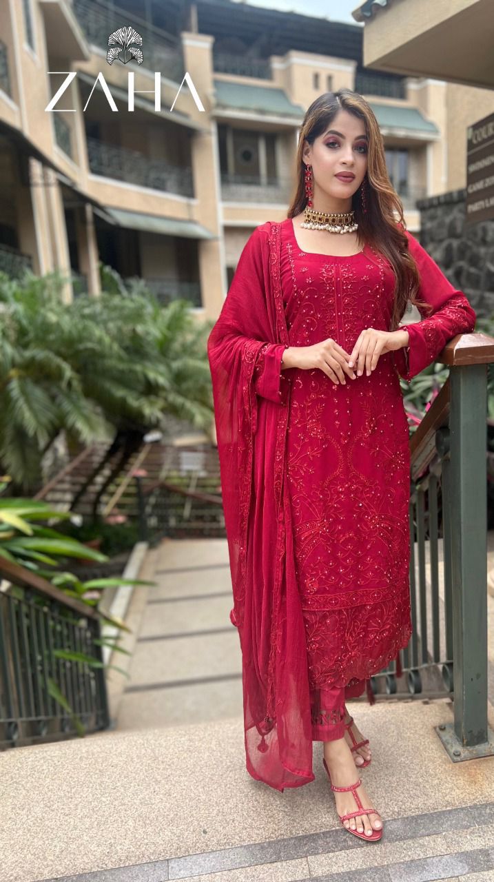 Inaya Vol 2 Zaha Georgette Pakistani Salwar Suits Wholesaler