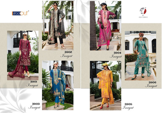 Inayat Af Tissue Simmer Readymade Pant Style Suits Wholesale Price