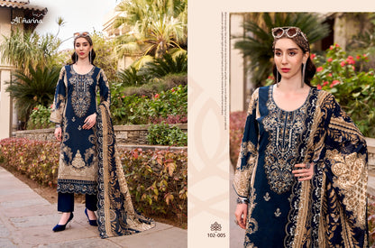 Inayat Al Marina Cotton Karachi Salwar Suits Wholesaler Gujarat