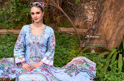 Inayat Al Marina Cotton Karachi Salwar Suits Wholesaler Gujarat