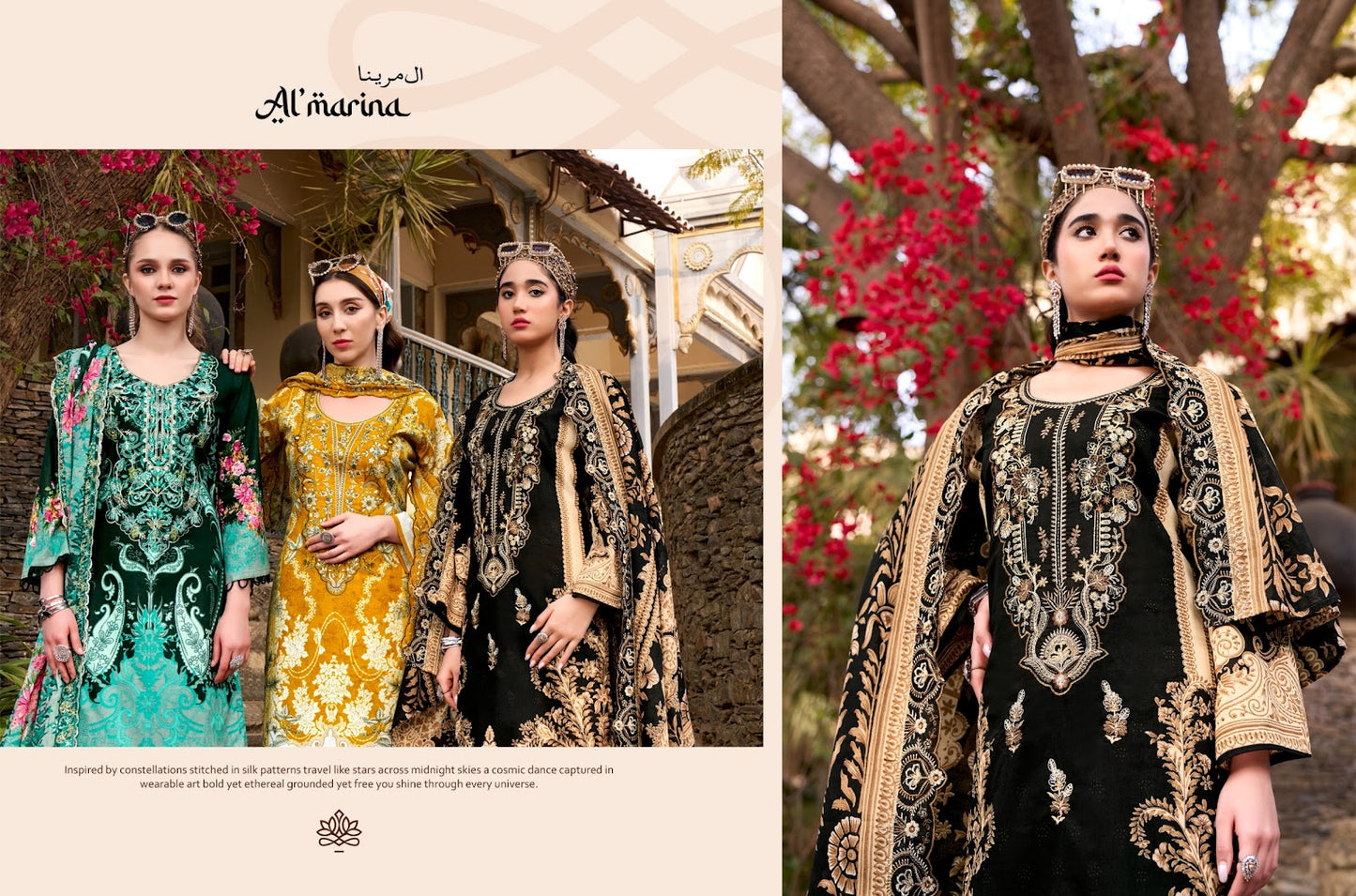 Inayat Al Marina Cotton Karachi Salwar Suits Wholesaler Gujarat