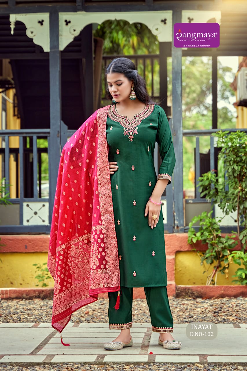 Inayat Rangmaya Vetican Readymade Pant Style Suits Manufacturer