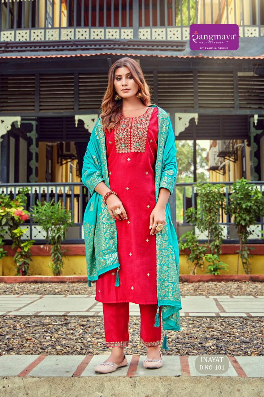 Inayat Rangmaya Vetican Readymade Pant Style Suits Manufacturer