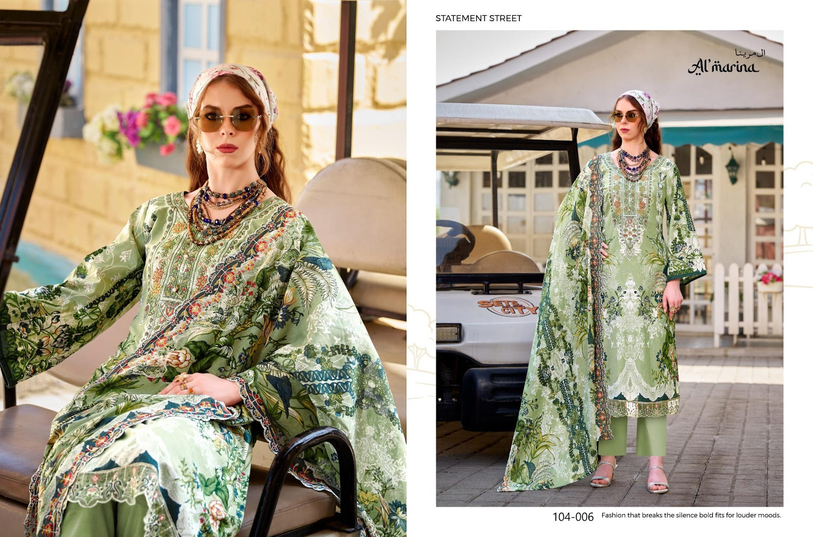 Inayat Vol 2 Al Marina Lawn Cotton Karachi Salwar Suits Wholesaler